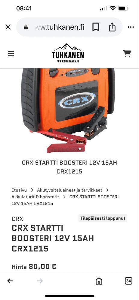 Robot pornire baterii CRX STARTER BOOSTER 12V