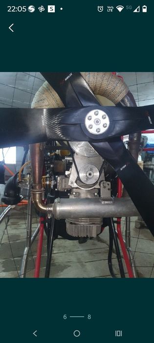 Vând paramotor trike tandem cu motor fresh breze monster hirth F33