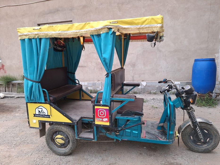 Рикше мотоцикл электрический