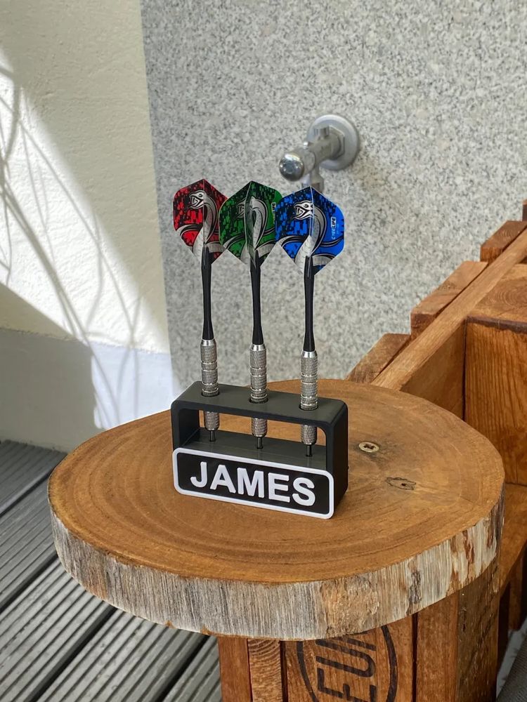 Suport pentru darts cu text personalizat