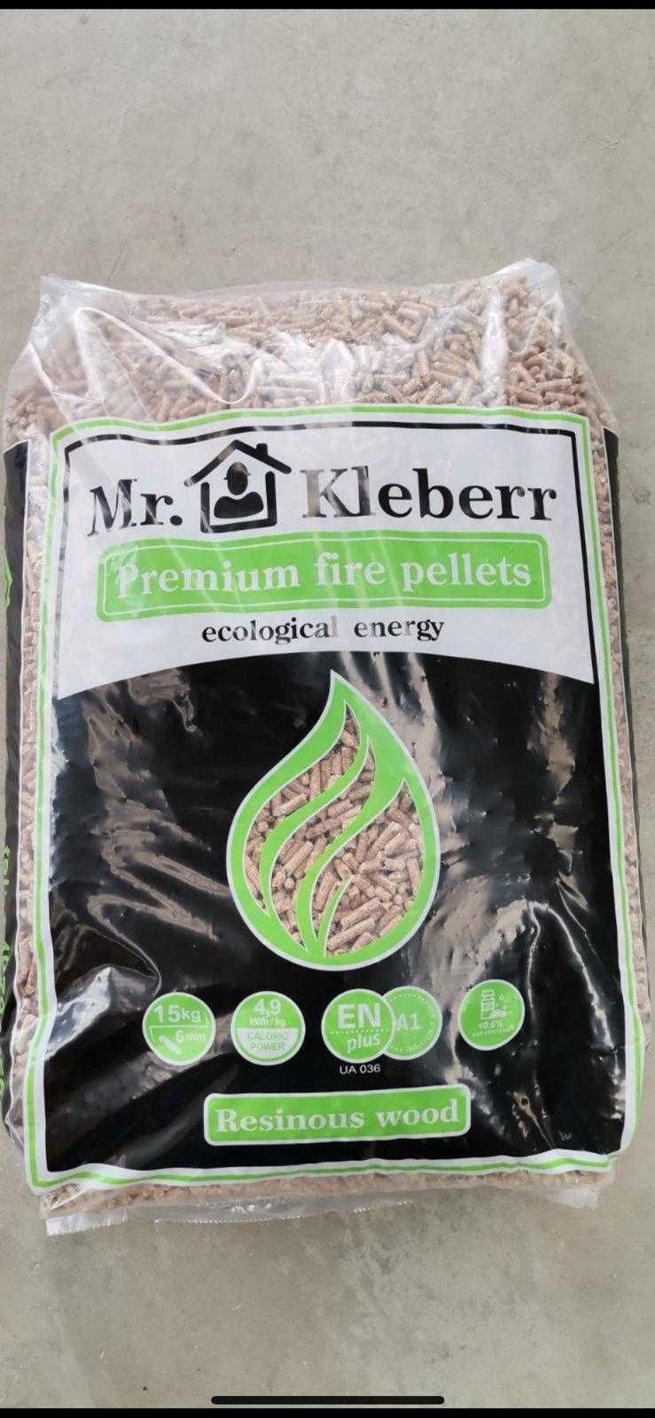 Peleți Rașinoase Premium Mr Kleberr Premium A1  EN plus