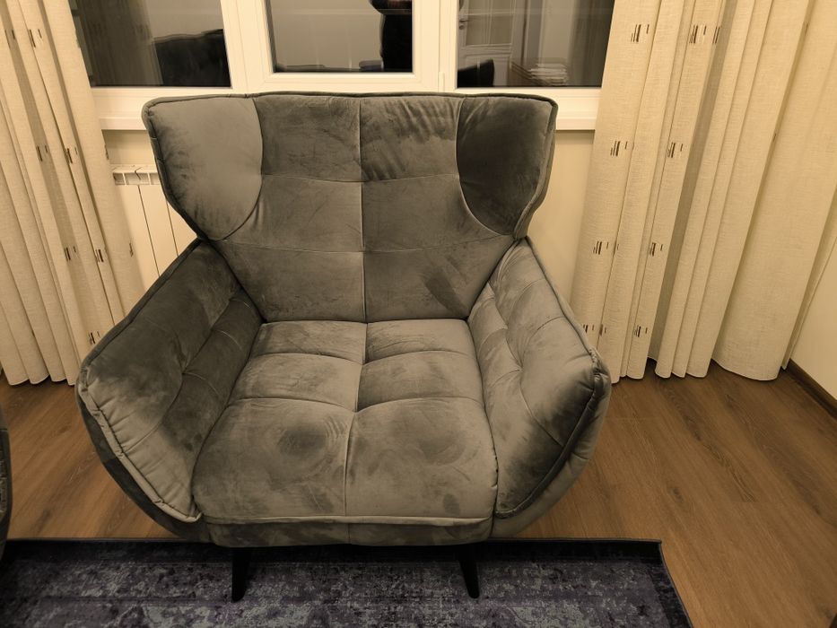 Фотьойл Ариана тъмно сив, НОВ