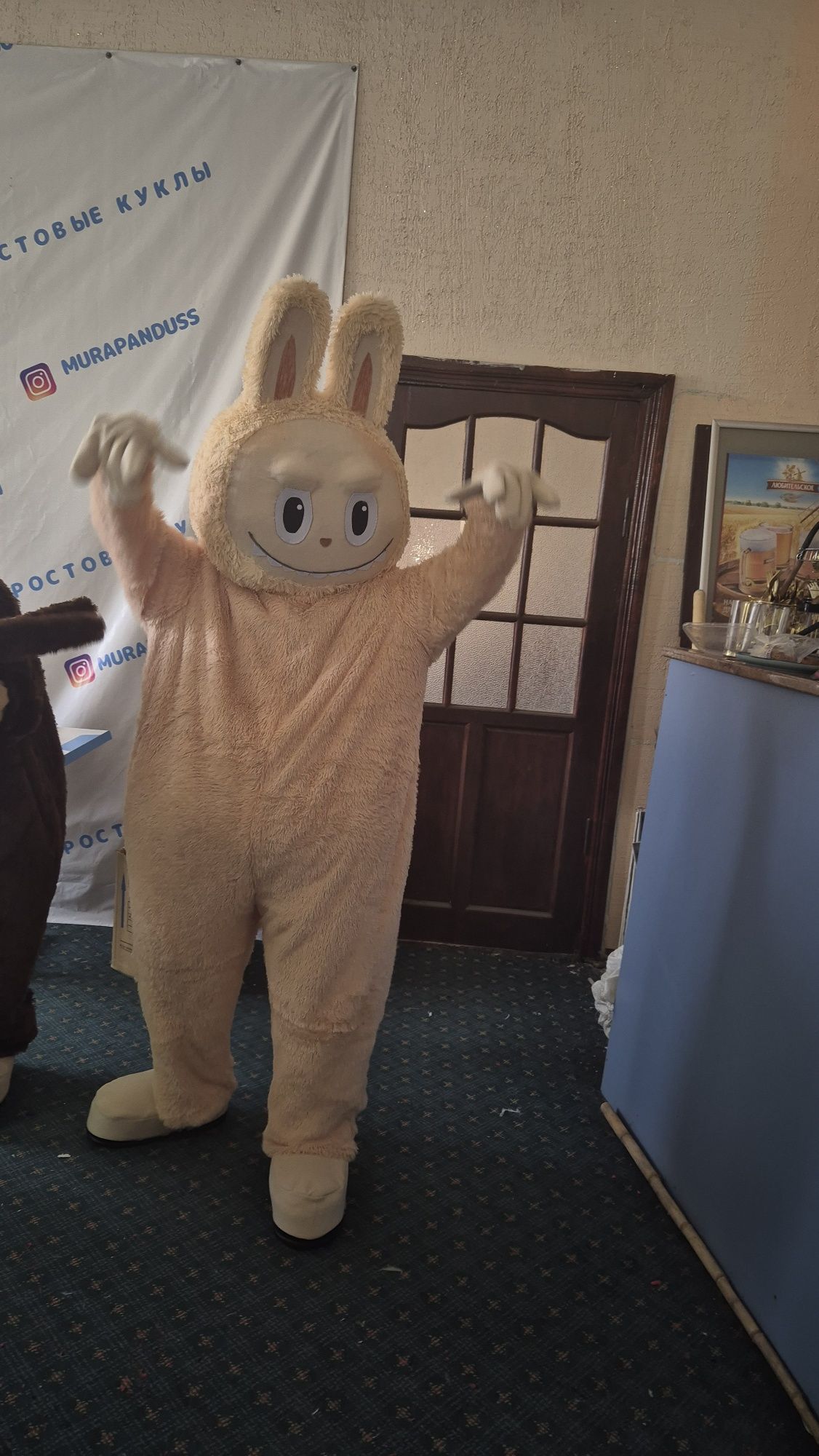 Лабубу ростовая кукла лабубу  костюм  лабуду  лабиду