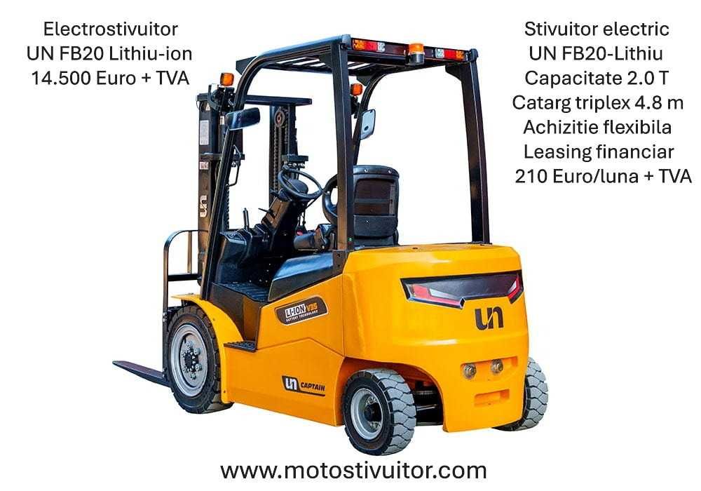 Stivuitor Electric, Pret Special, 3.5 t - Garantie 36 luni, Stoc