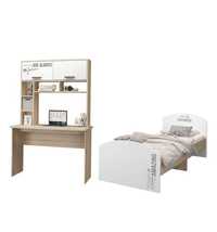 Набор мебели: кровать и стол + новый матрац