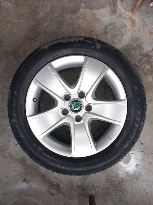 Jante Aliaj Skoda+Anvelope Debica