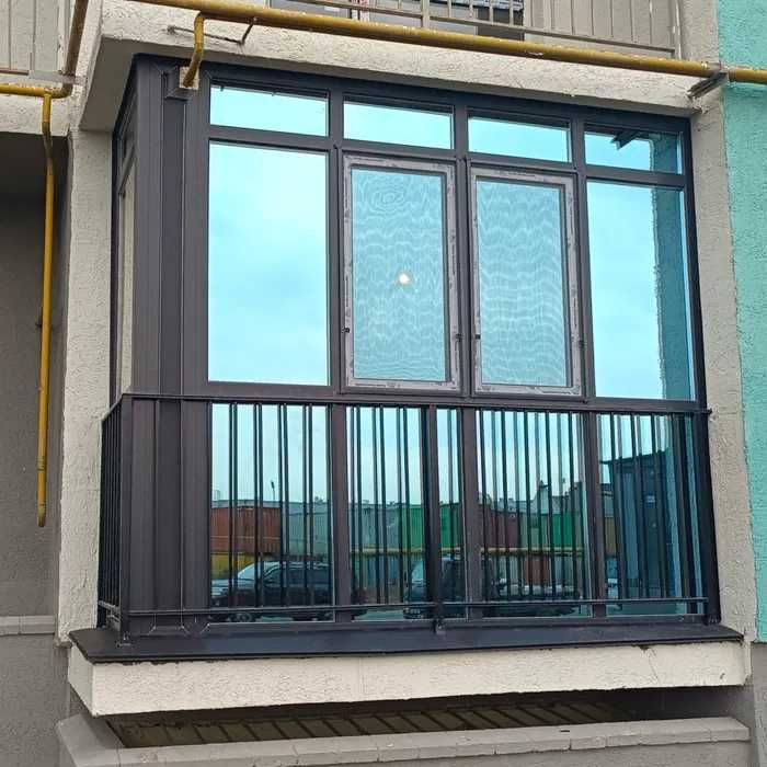 Пластиковые алюминиевые Окна двери пластик Балкон Витраж перегородки