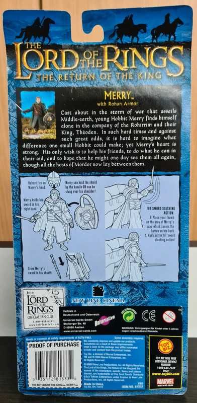 Figurina Lord Of The Rings Merry in Rohan Armor