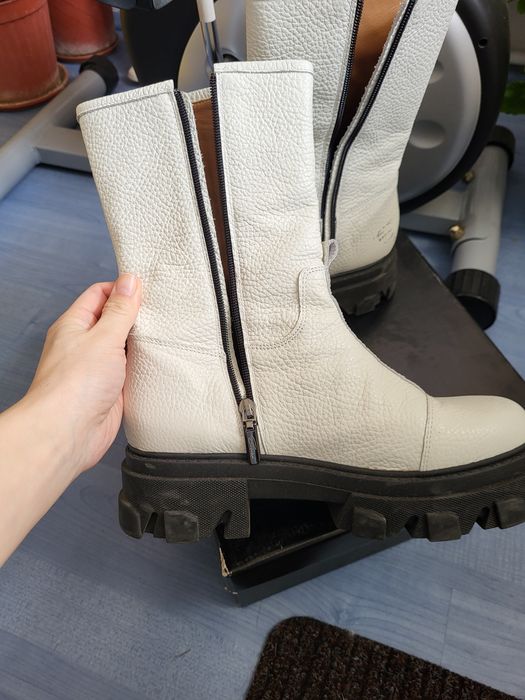 Ghete inalte piele bizonata Passofino 39