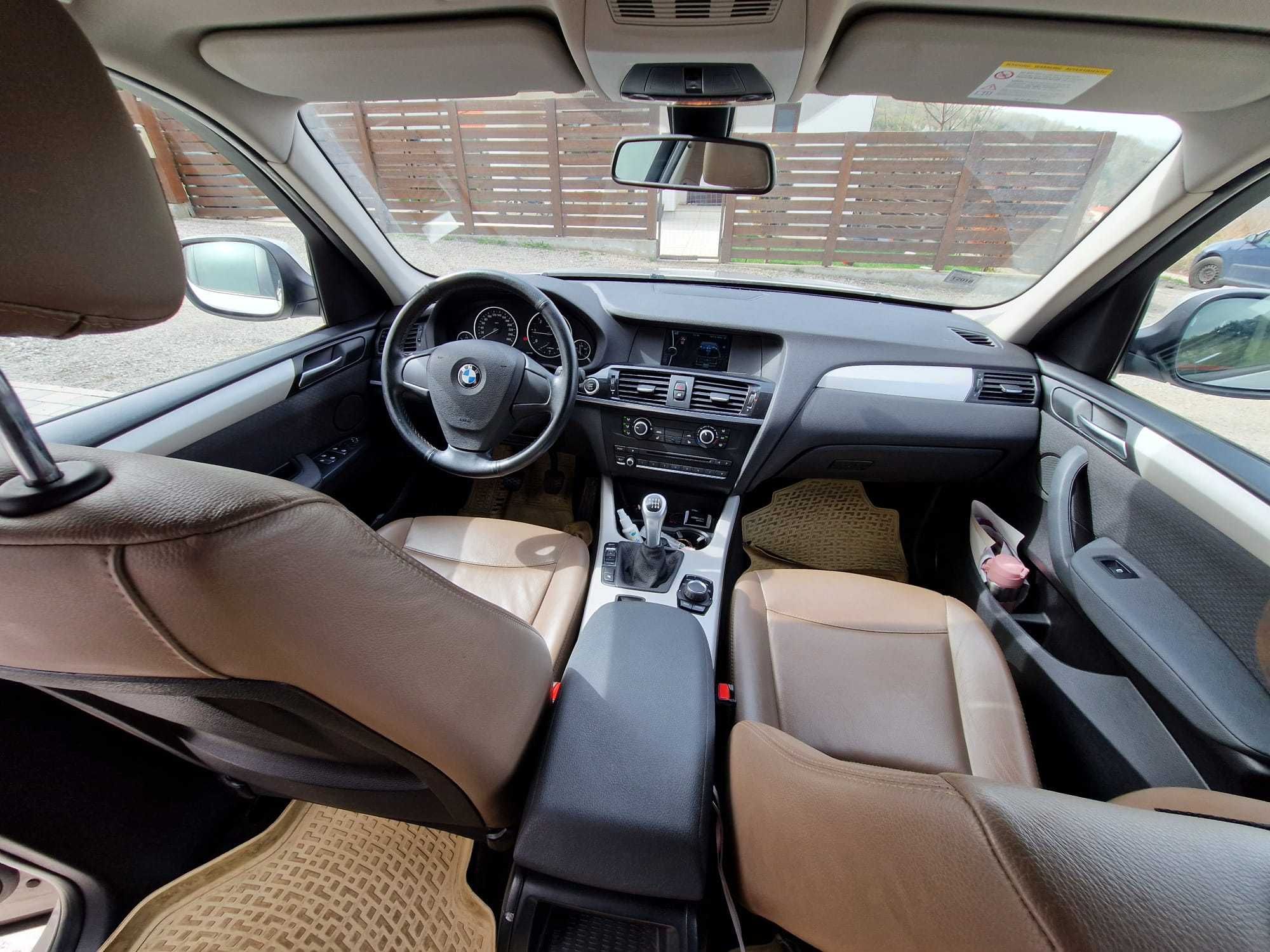 BMW X3 2013, SDrive 18d, panoramic, km reali