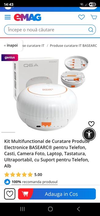 Instrument complet pentru curățare diverse obiecte electronice.