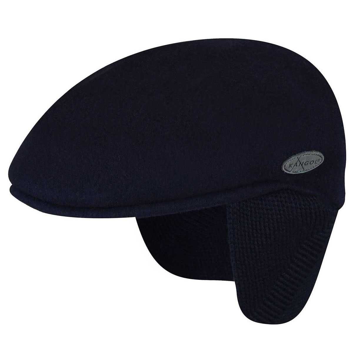 Sapca Kangol Wool 504 Earlap Bleumarin