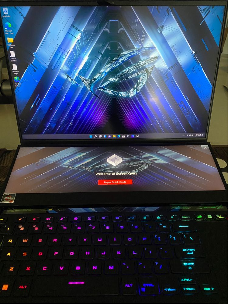 Laptop Gaming ASUS ROG Zephyrus Duo 16 Ryzen 9 6900HX RTX 3080Ti 175W!
