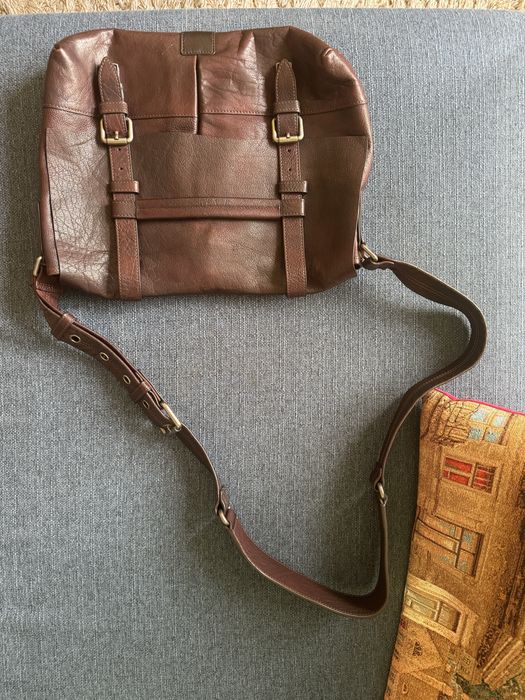 Кожаная сумка унисекс