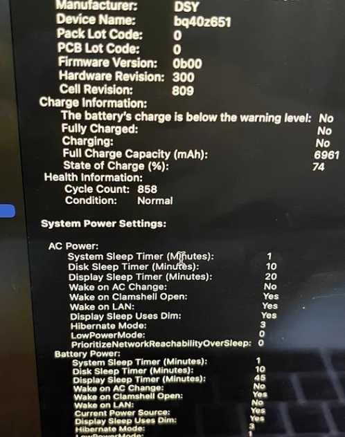 Macbook Pro 16 inch, 16gb, 512SSD