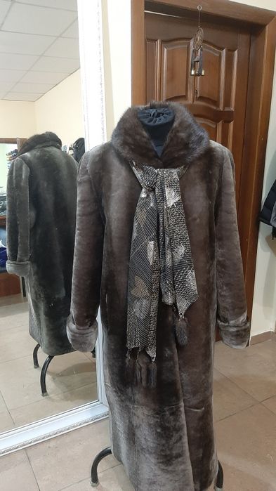 Шуба 54разм, новая мутон.