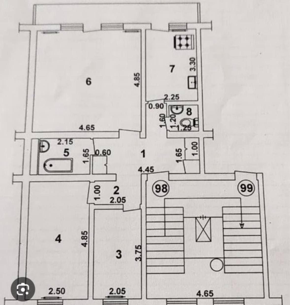 Продается 3-ком квартира ул Кунаева космонавтов жемчуг