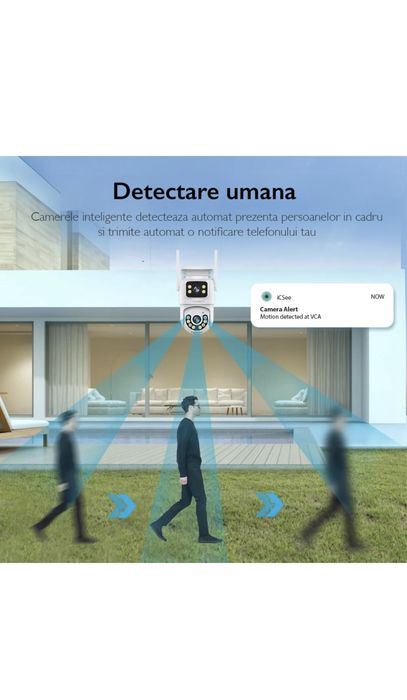 Camera de supraveghere WiFi 4K interior/exterior