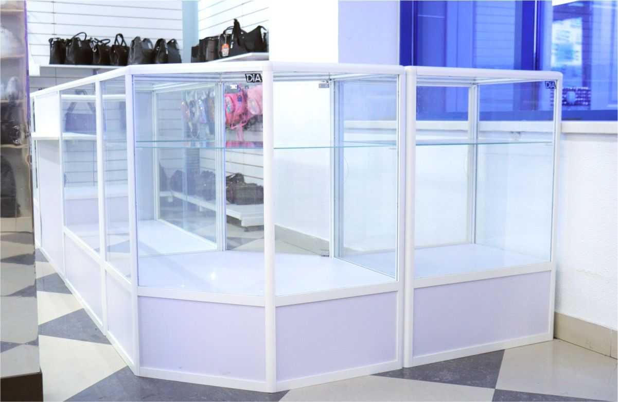 Прилавок витрина, стеклянная, metal oynali vitrina va prilavkalar