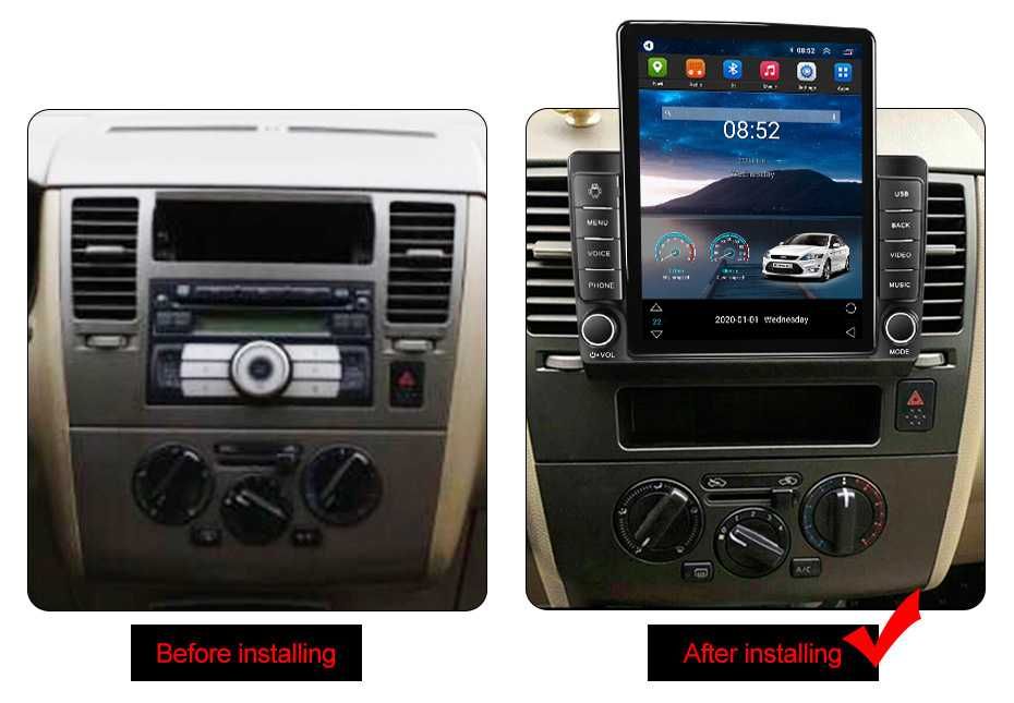 Navigatie Nissan Tiida 2005-2010 , Tesla, Android, 2+32GB ROM,10 inch