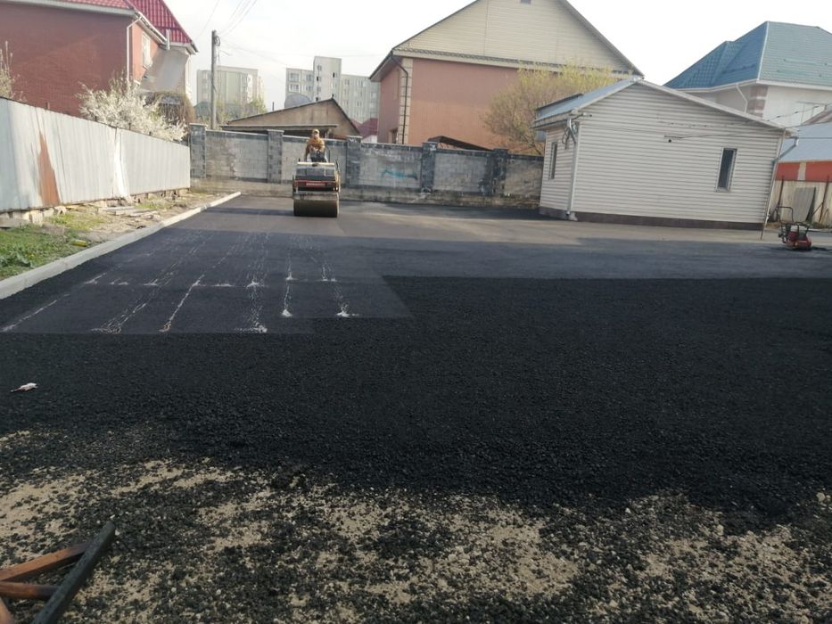 Укладка асфальта. Ямочные работы. Асфальт