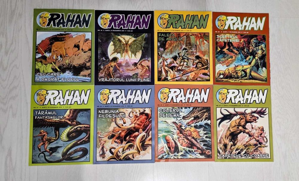 Colectie RAHAN - 55 volume, colectia Adevarul, stare excelenta