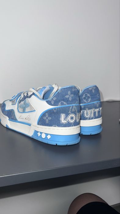 Louis Vuitton LV Trainer Monogram Denim – Marimea 43 | Stare excelenta