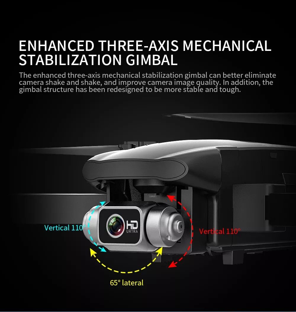 Drona  Camera Sony 4K,gimbal 3 axe , 1200m ,Zbor 35 min,GPS,5G, Noua