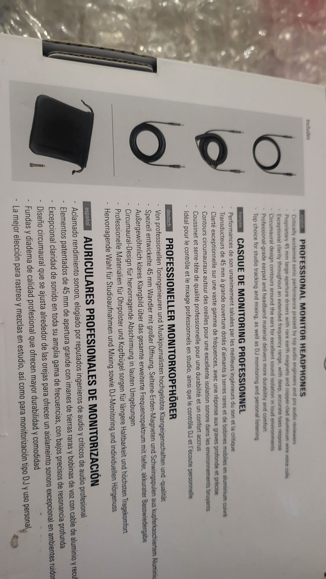 Нови Професионални Студиини слушалки Audio-Technica - ATH-M50X, черни