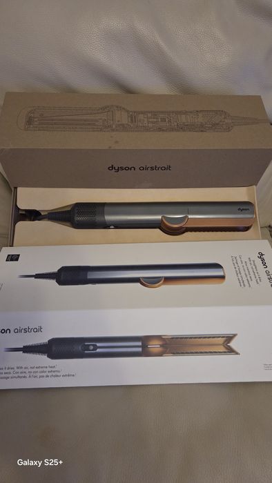 Преса за коса Dyson HT01 Airstrait™ (Никел/Мед)