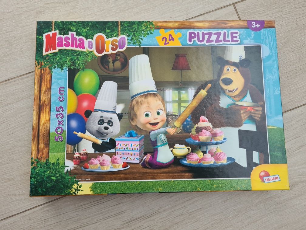 Puzzle Masha si Ursul + carti