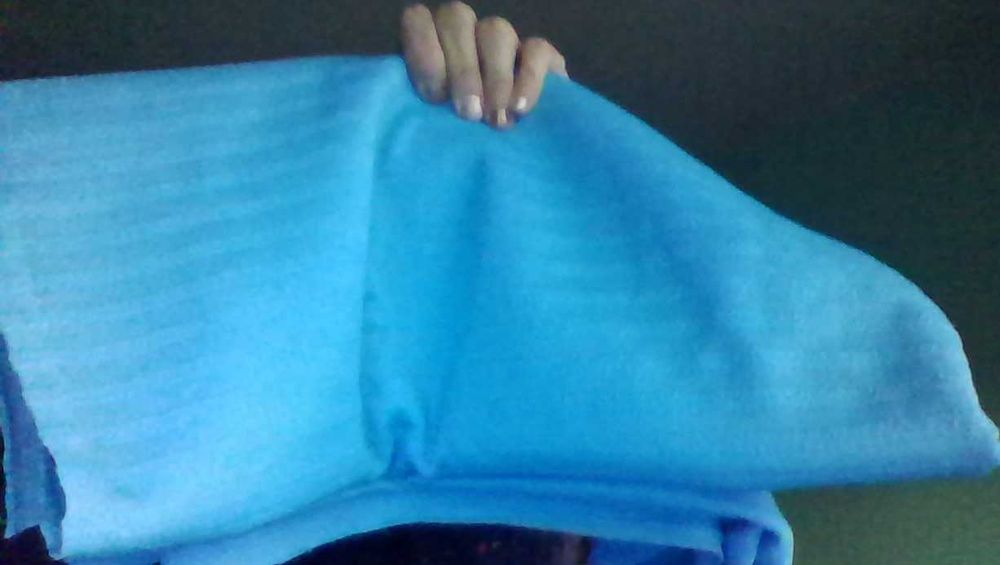 Луксозен Плат Сатен,цвят зелен ,син