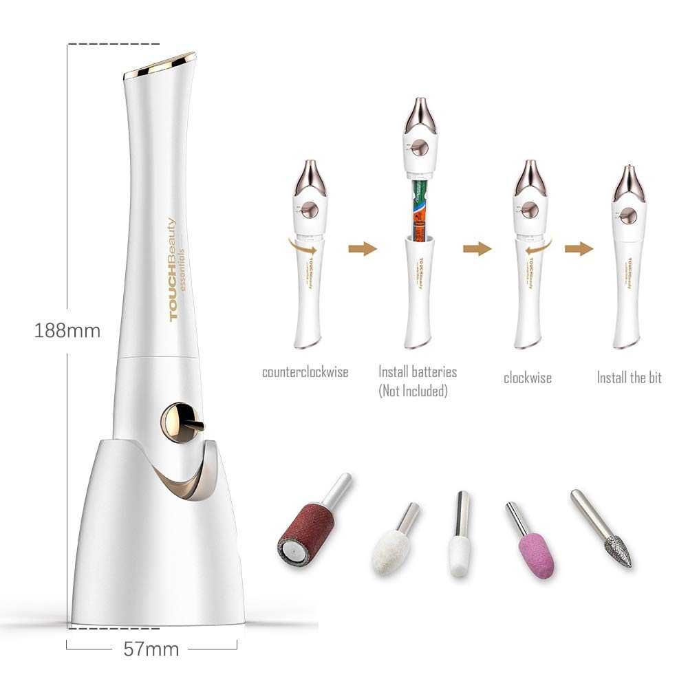 TOUCHBeauty Електрическа пила за нокти 5 в 1