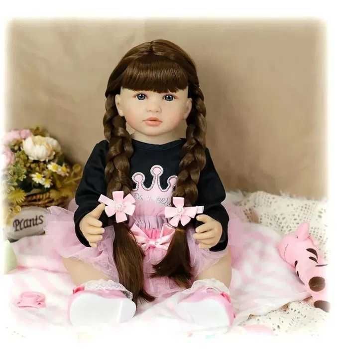 Реалистична кукла Реборн, Reborn бебе, преродено бебе 55см