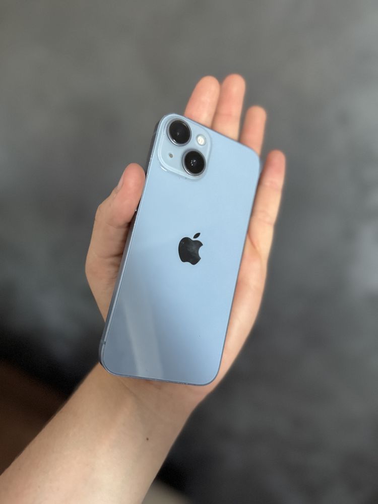 iPhone 14 Blue, 128GB, stare excelentă, baterie 83%