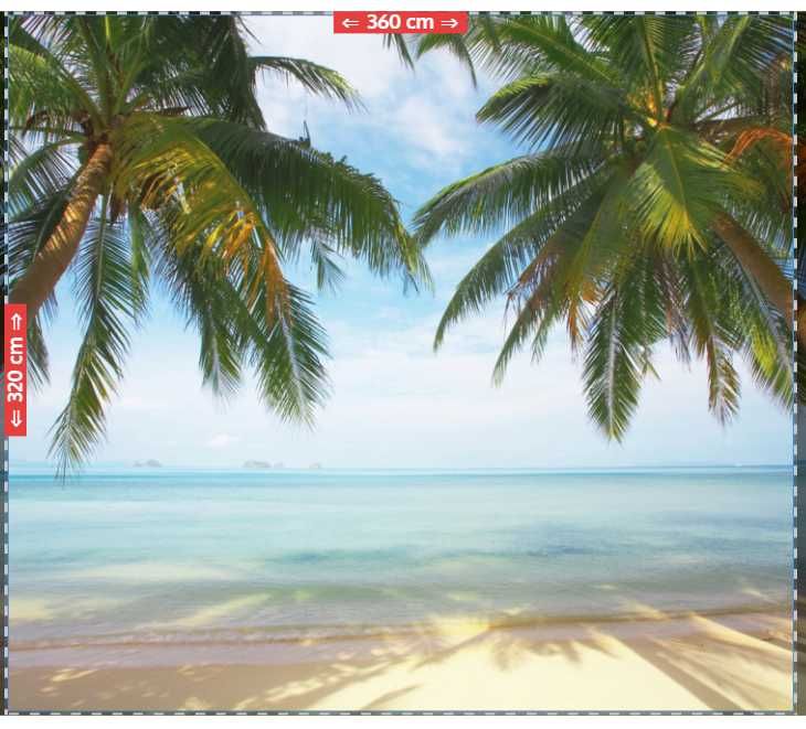 Vând tapet cu peisaj exotic  nou