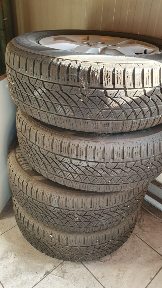 Jante Mercedes 17 + Anvelope iarna 235/65 R17 Hankook Kinergy 4S