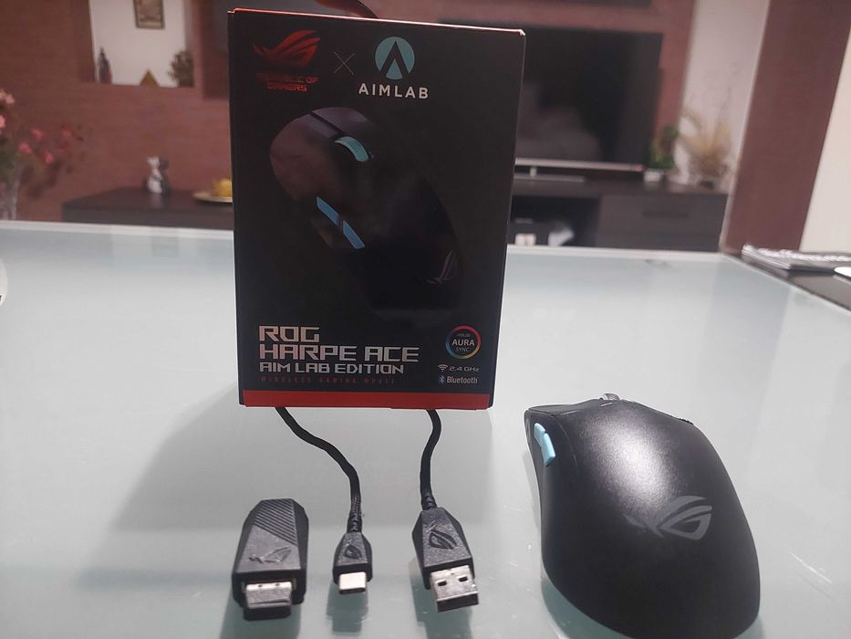 Rog Harpe Ace Aim Lab Edition Wireless Gaming Mouse