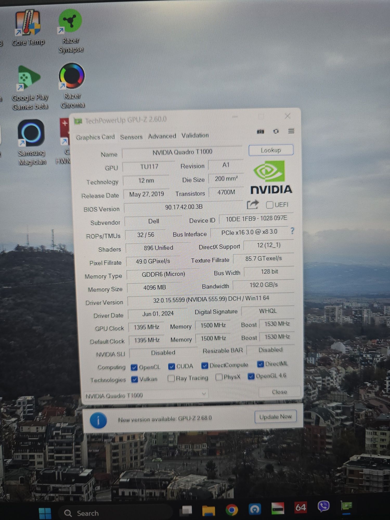 Dell precision 5550 в отлично състояние