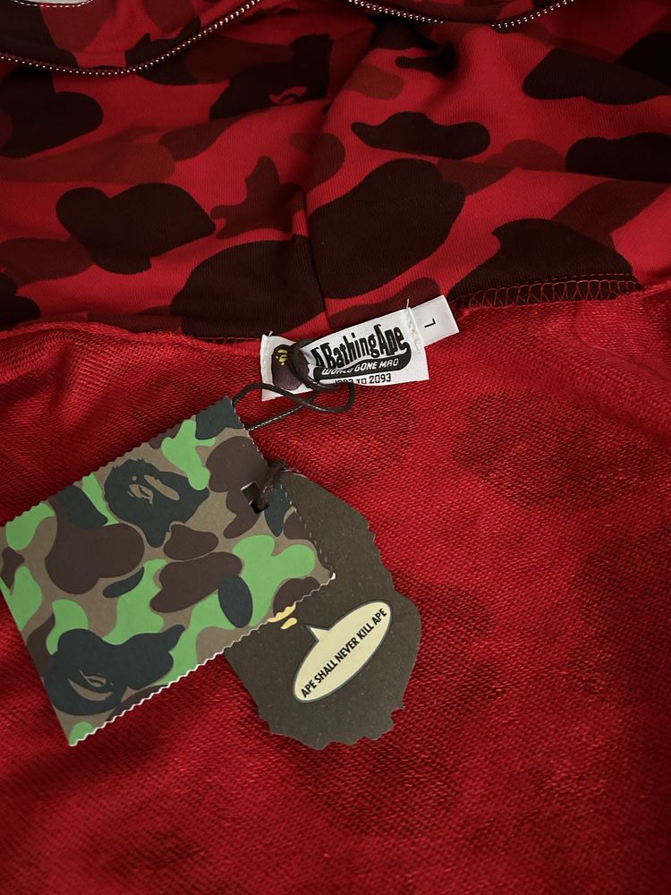 bape sta zip up hoodie