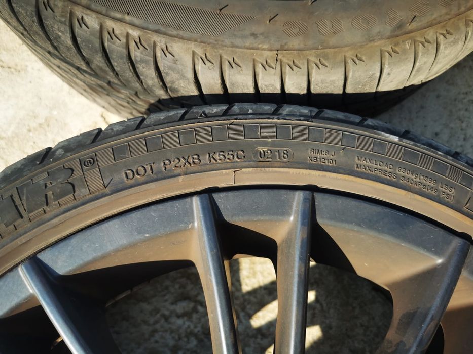 Jante Opel pe 225/40R18 cu tot cu cauciucuri