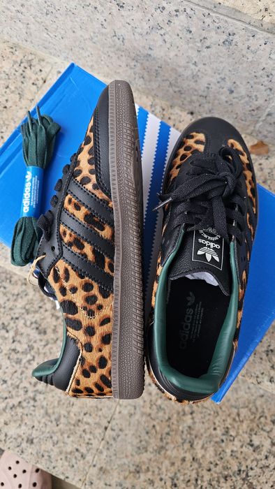 Adidas samba green leopard size 38 tts