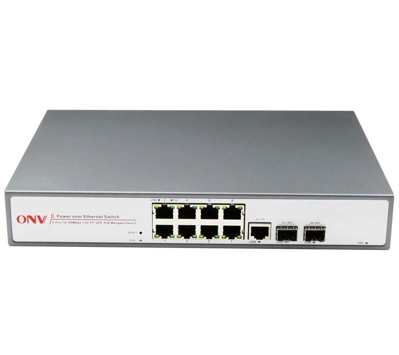 PoE коммутатор ONV POE31108PF мощный 110W для камер
