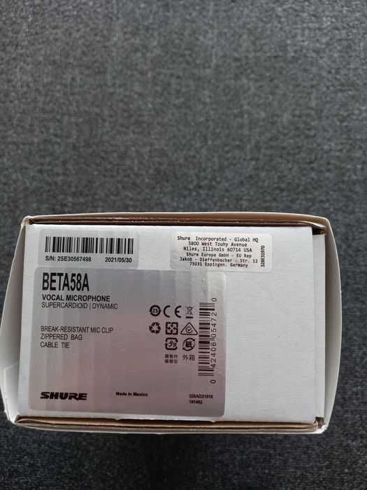 Shure 58 mikrofon