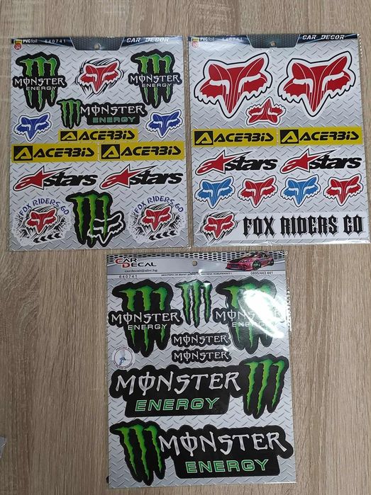 Мото стикери, универсални