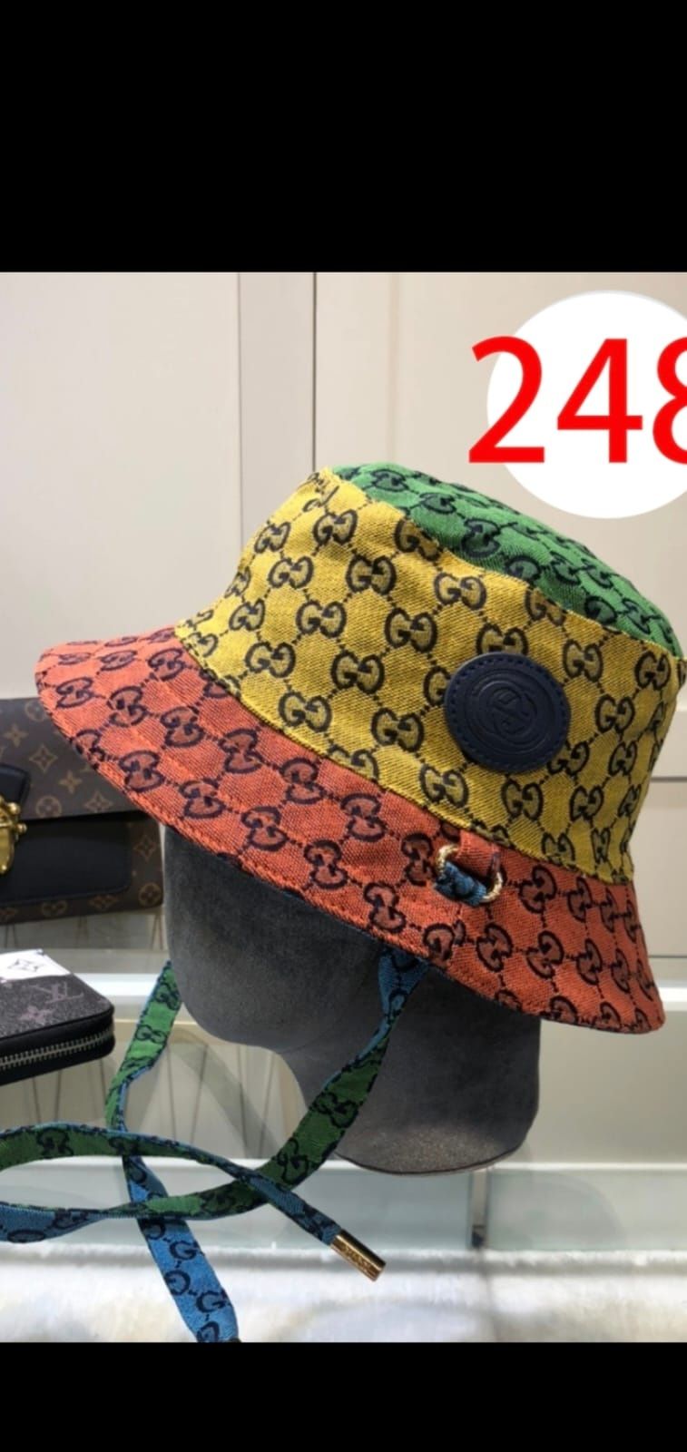 Pălărie Gucci 2 fete, model 2024