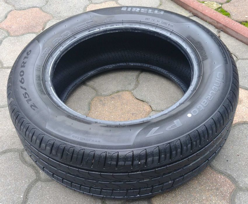 Anvelopa cauciuc Pirelli de vara 215 60 16 DOT 2020 7.11 mm ca noua.