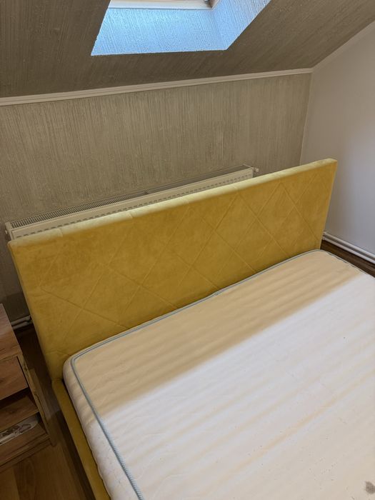 Pat Dublu plus saltea 160/200 somiera inclus 10/10 pret 999 lei