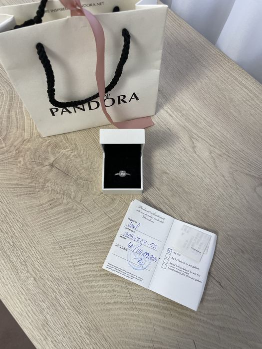 Inel Pandora cu pietre