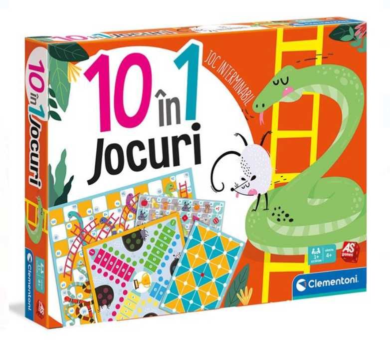 Joc de Societate 10 in 1 Jocuri Clasice & Educative – AS